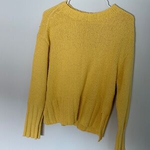 J. Crew Sunny Yellow Crewneck Knit Sweater